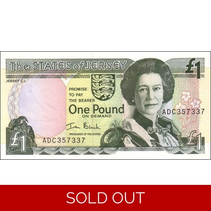 Jersey-1 Pound-2000-P26b-B120b-Au